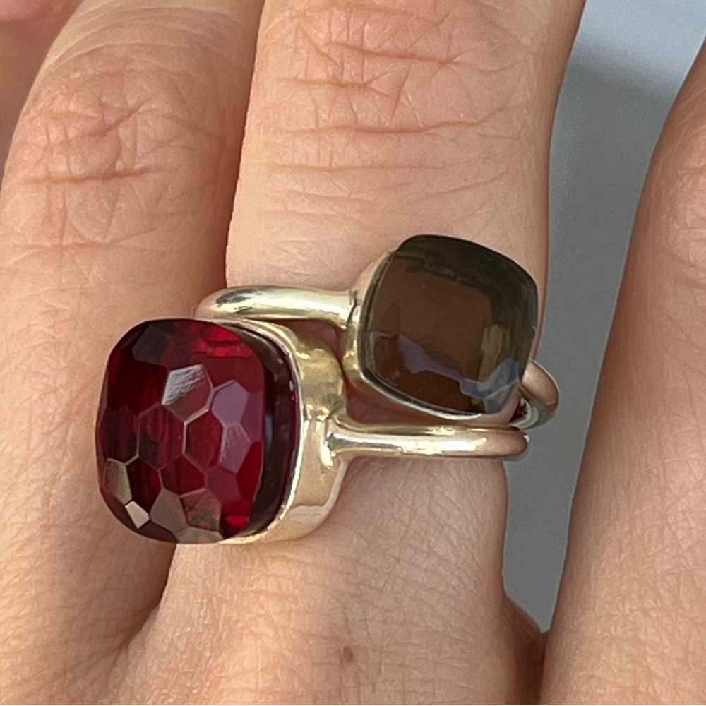 Beautiful stacking rings set. Sterling silver. Quality craftsmanship. Size 6